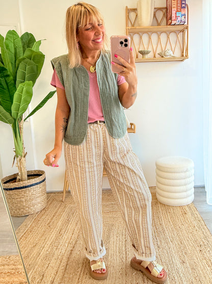Pantalon LINA beige