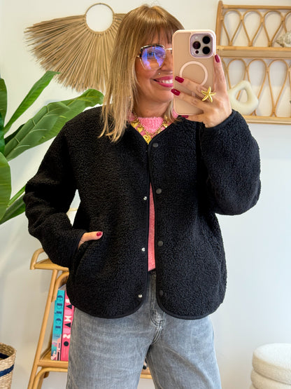 Veste FLUFFY noir