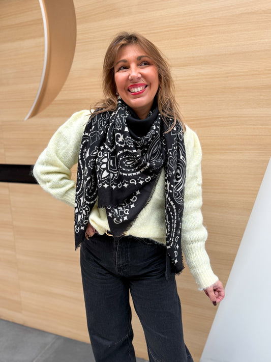 Foulard RACHEL noir