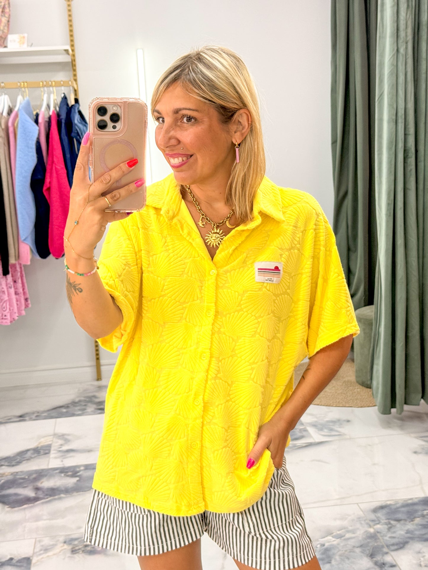 Chemise SUN jaune