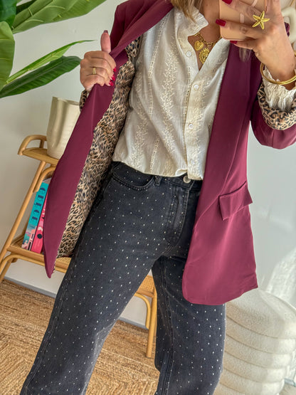 Blazer MILAN bordeaux