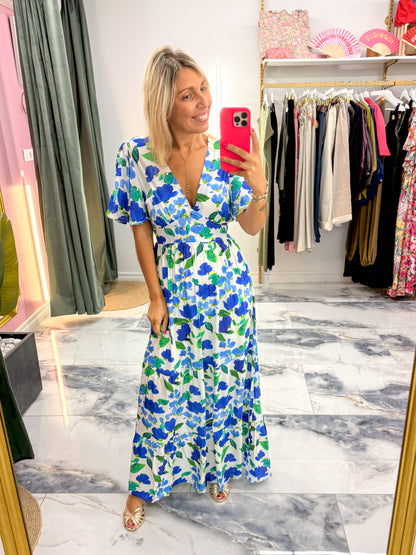 Robe HORTENSE bleue