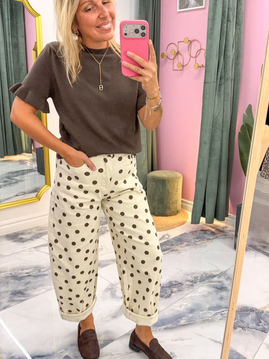 Pantalon POPPY Ecru