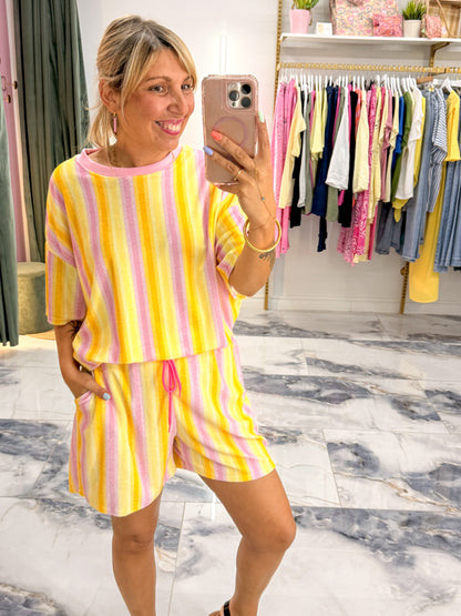 Short éponge ROSA jaune