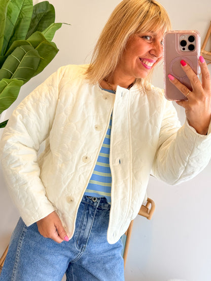 Veste Bombers SUNNY écru