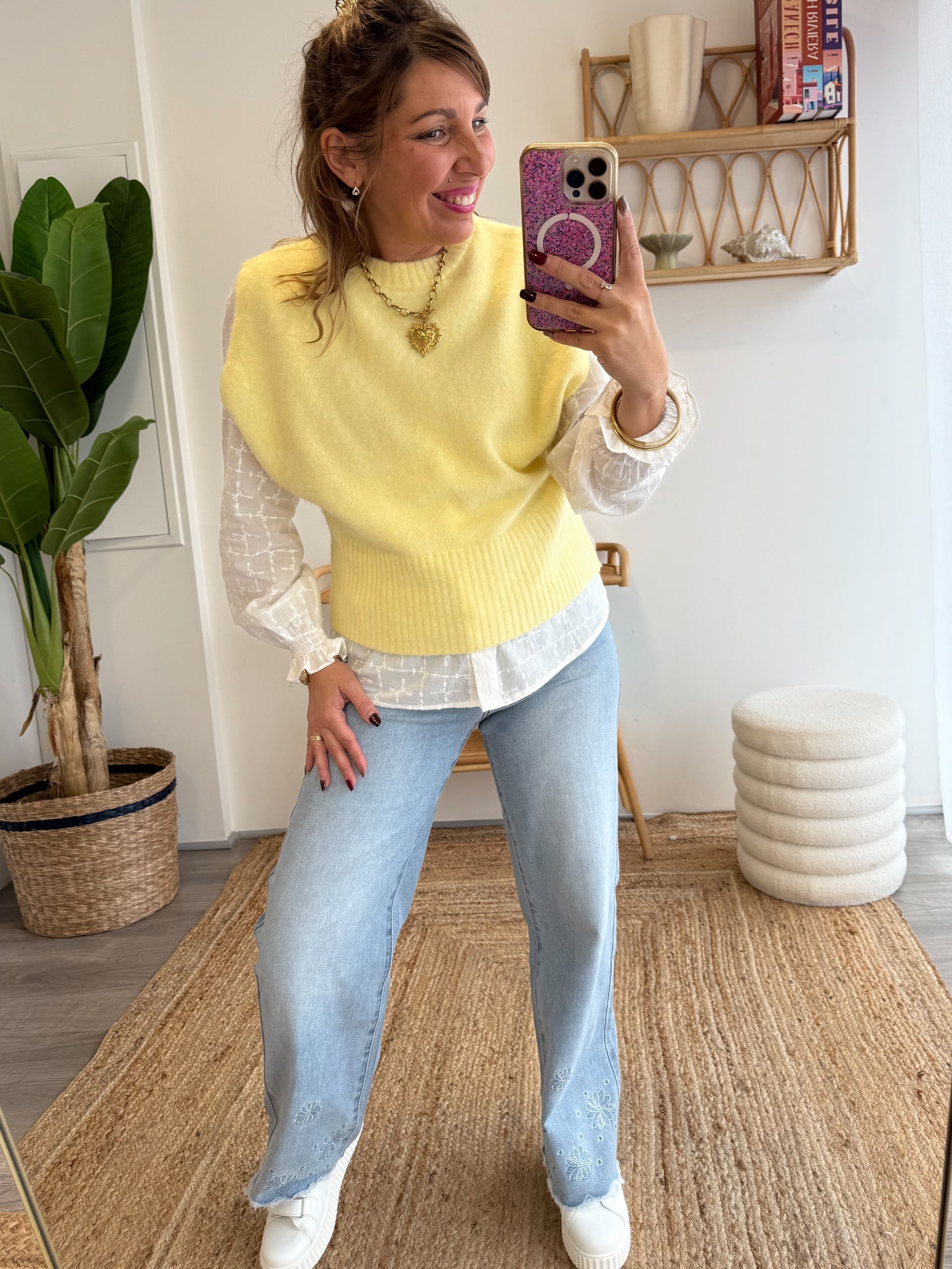 Pull BABY jaune
