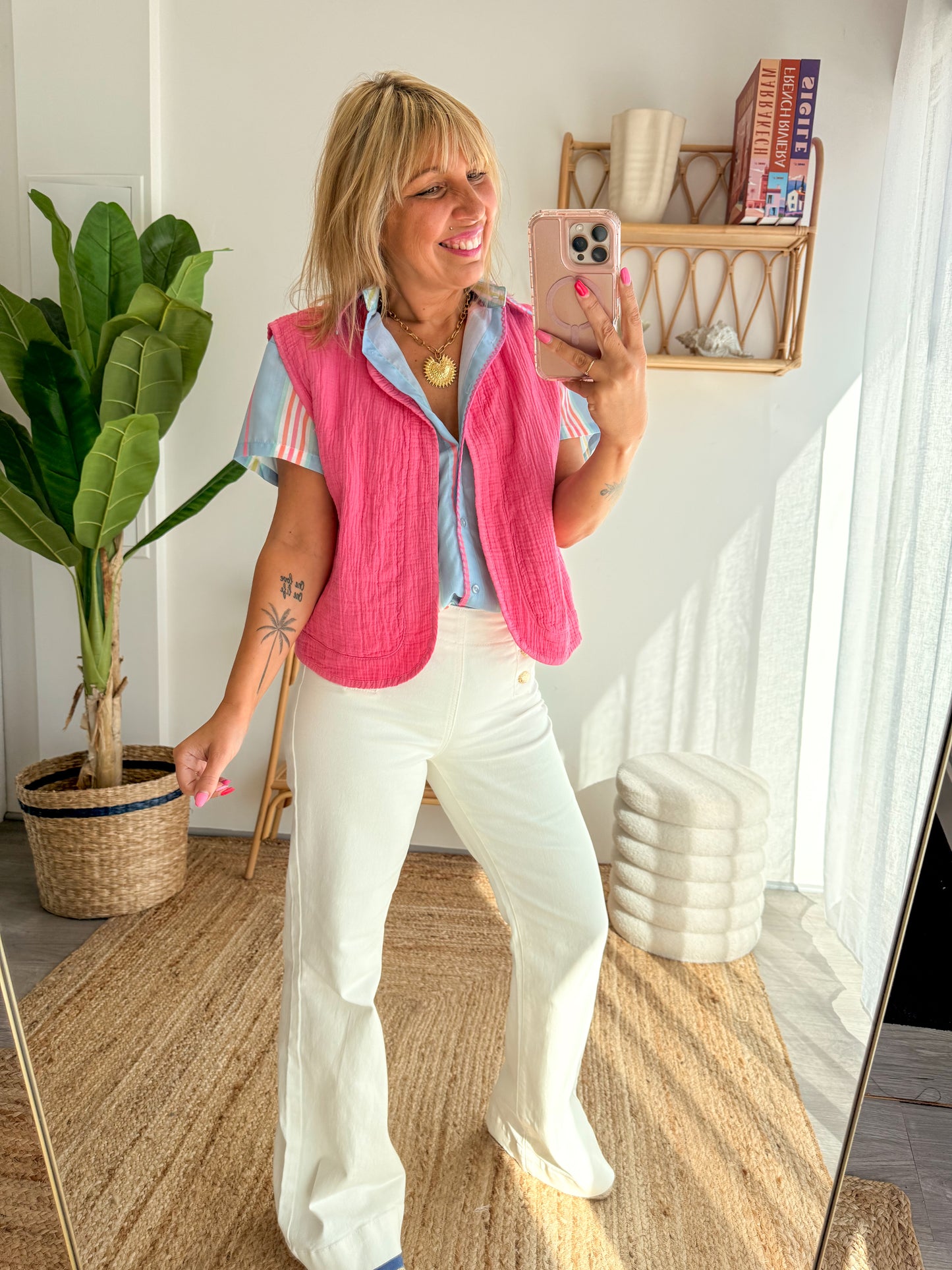 Gilet Naia Fushia