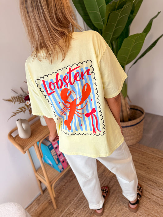 T-shirt LOBSTER jaune