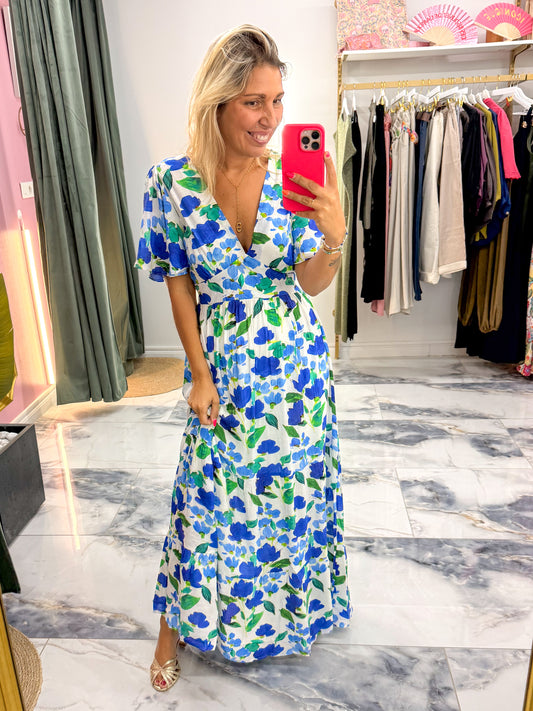 Robe HORTENSE bleue