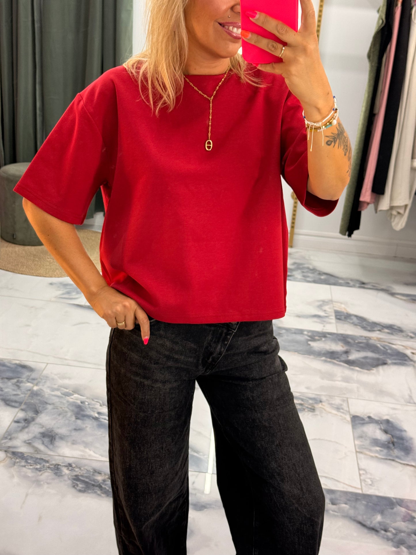T-shirt ultra doux GASTON rouge