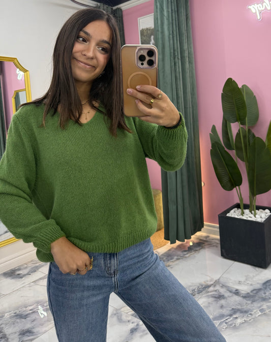 Pull COCO Vert Olive