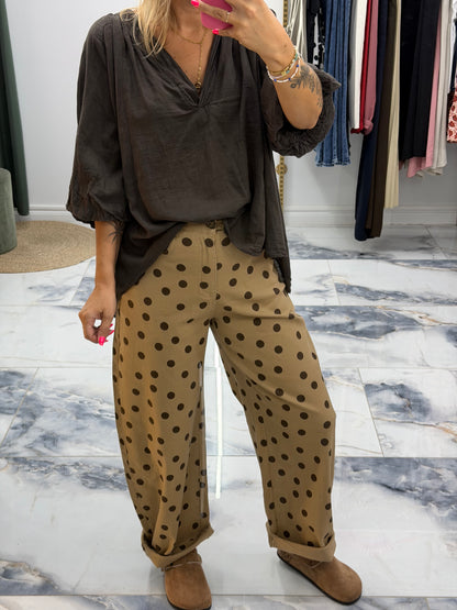 Pantalon POPPY camel