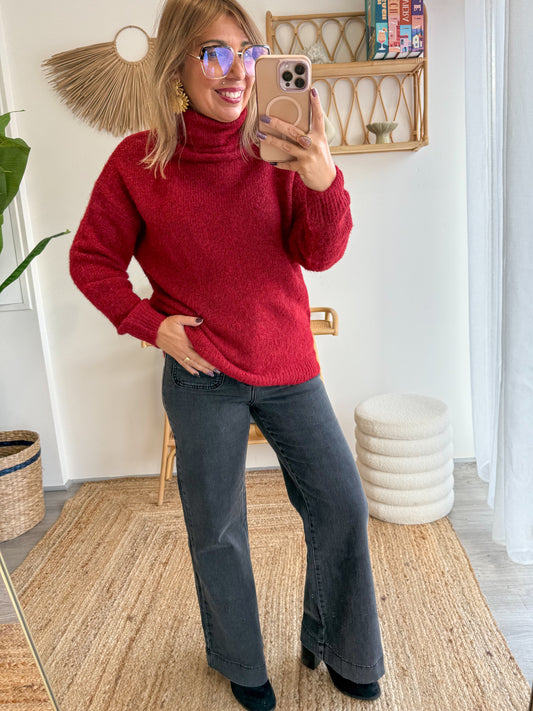 Pull CALINE bordeaux