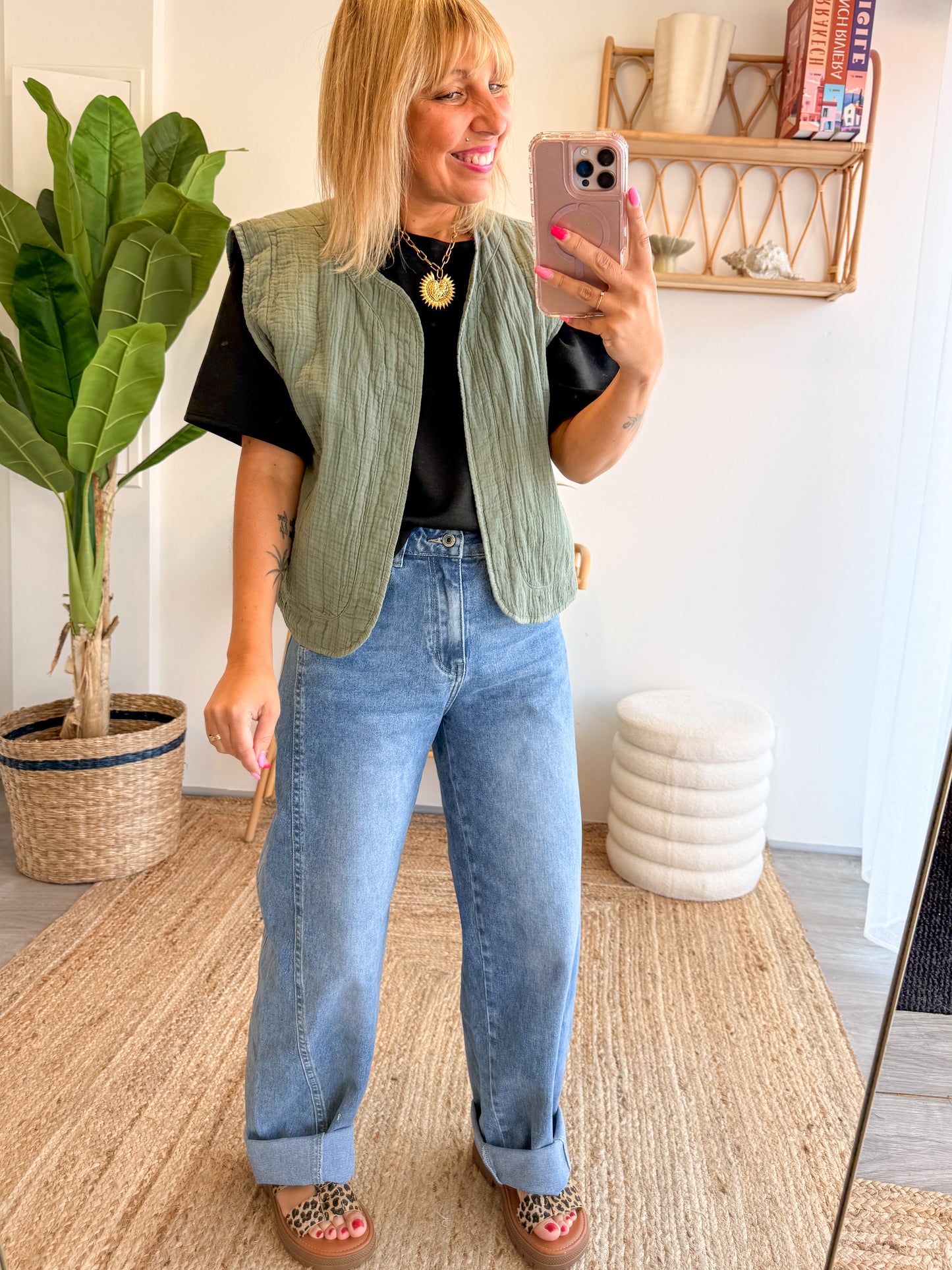 Gilet Naia Kaki