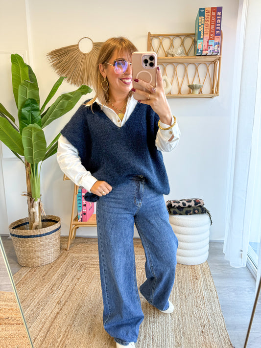 Pull ELIOT bleu marine