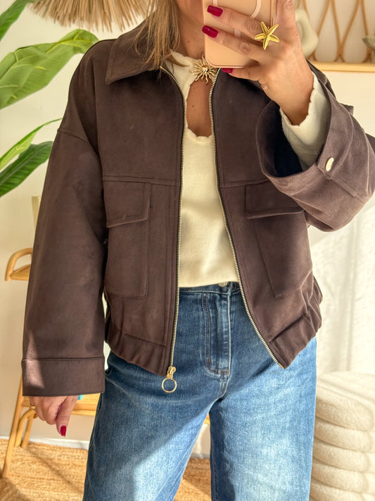 Bombers MONET marron choco