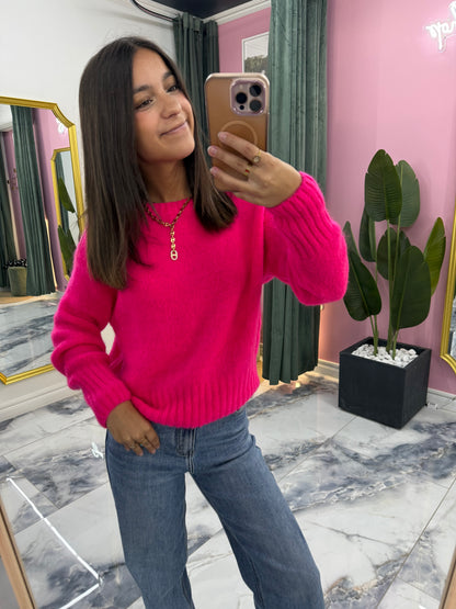Pull GIANNI rose fluo