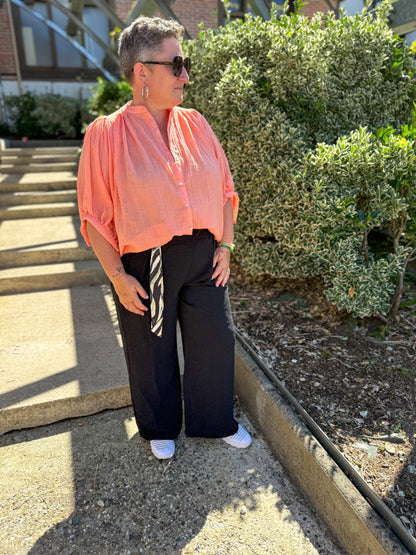 Blouse BELLA VITA pêche