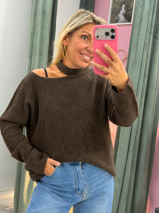 Pull NAOMIE marron