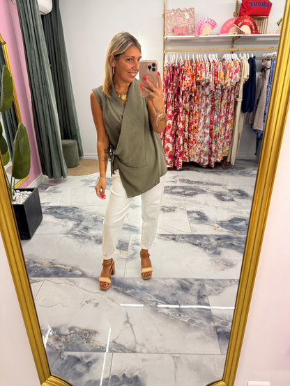 Blouse CHARLIZE Kaki