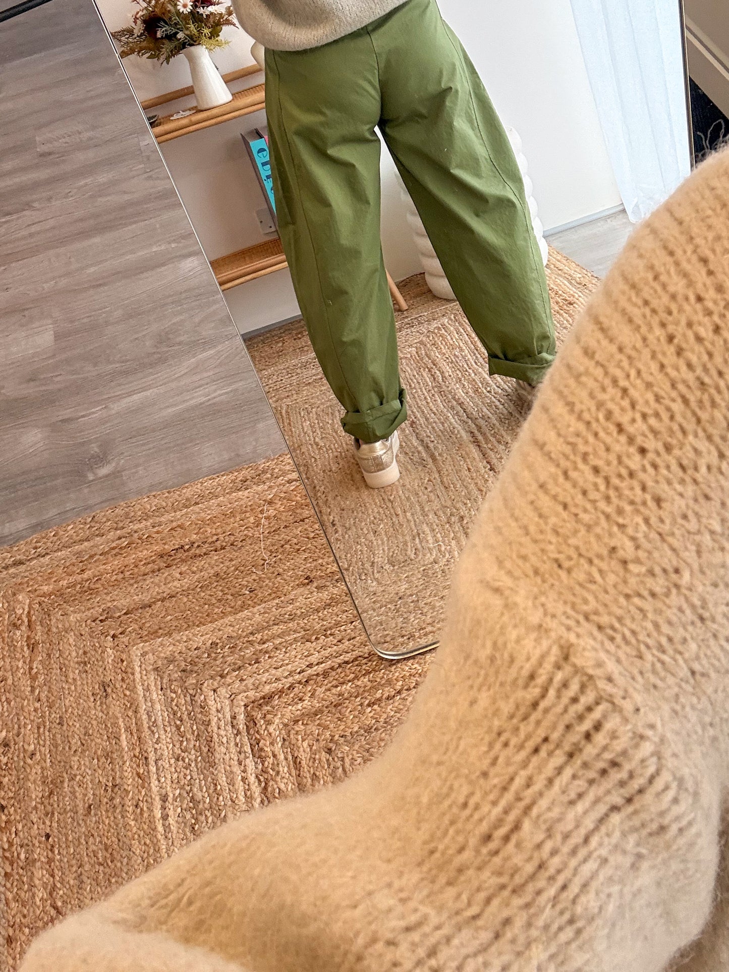 Pantalon ROMA vert olive