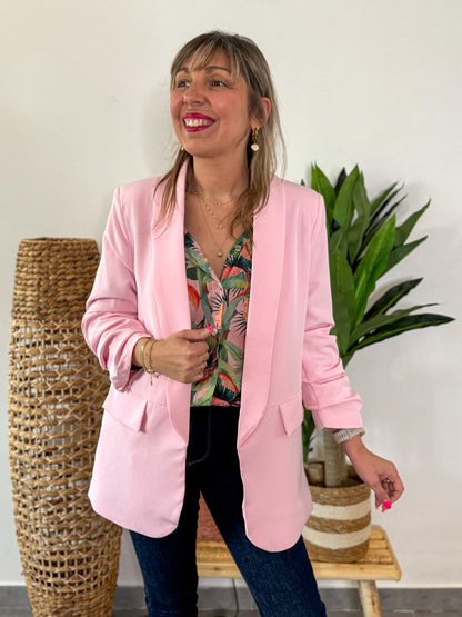 Blazer ELIA rose poudré