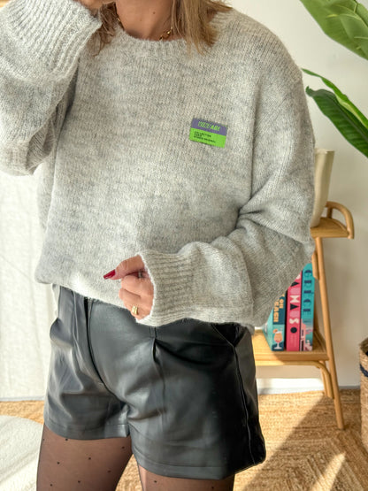 Pull VINTAGE Gris