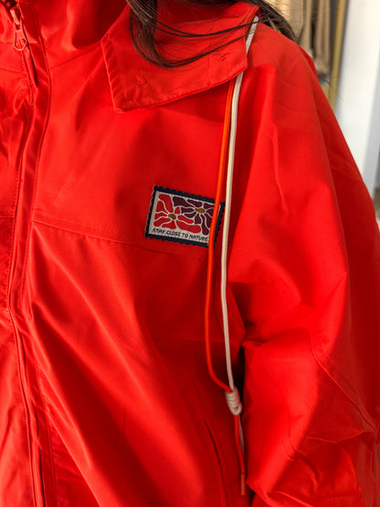 Kway NINON rouge orangée