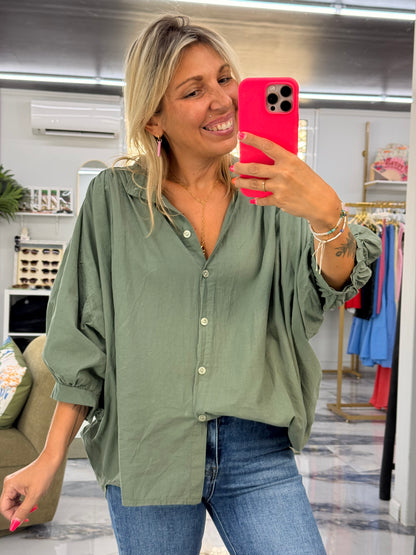Blouse ELINA kaki