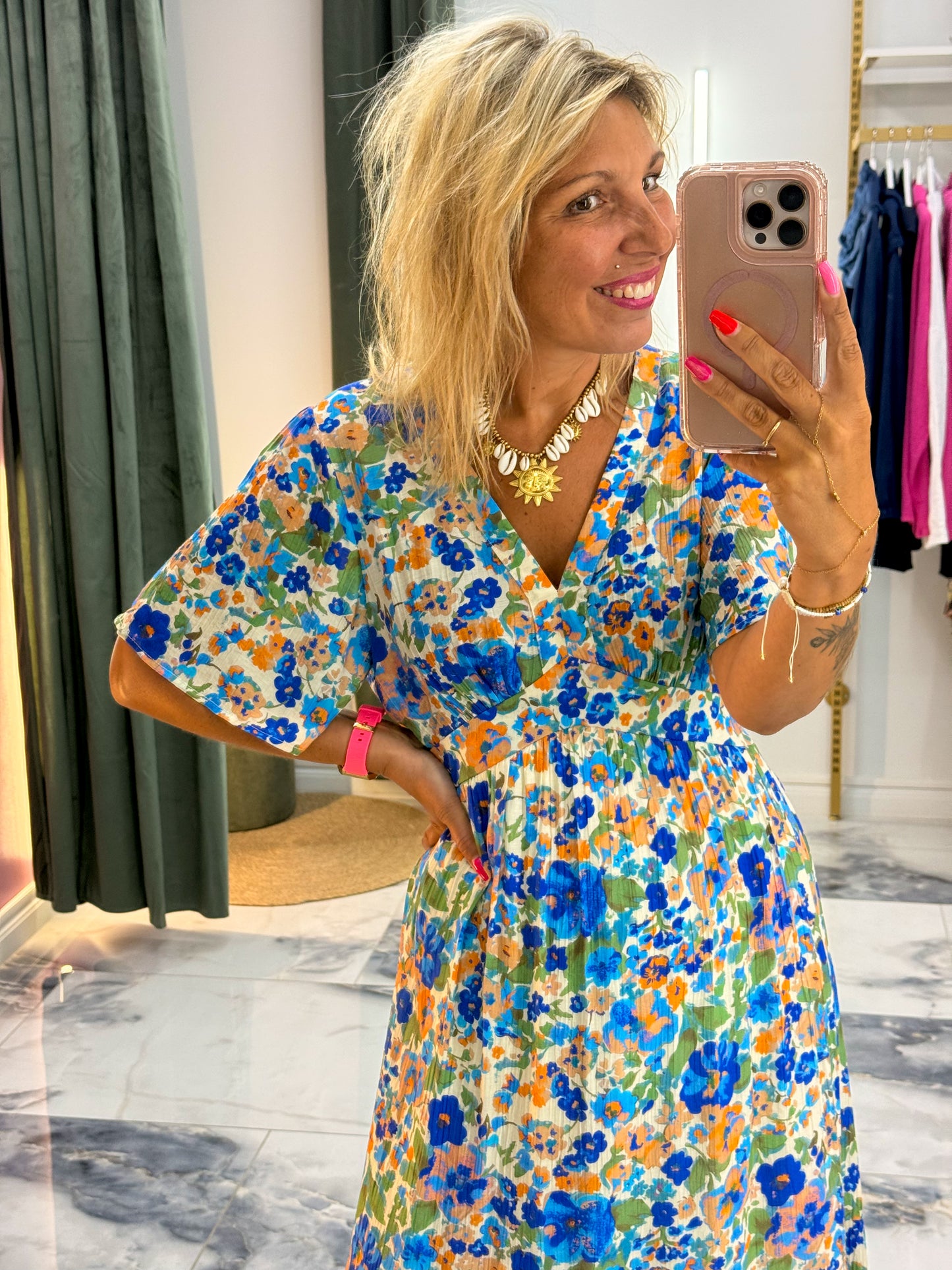 Robe longue BLEUETS