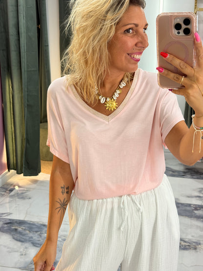 T-shirt VICKY rose claire