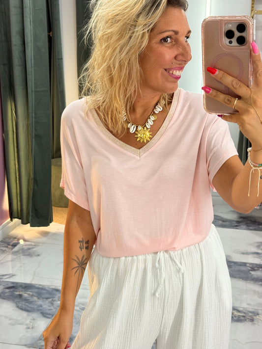 T-shirt VICKY rose claire