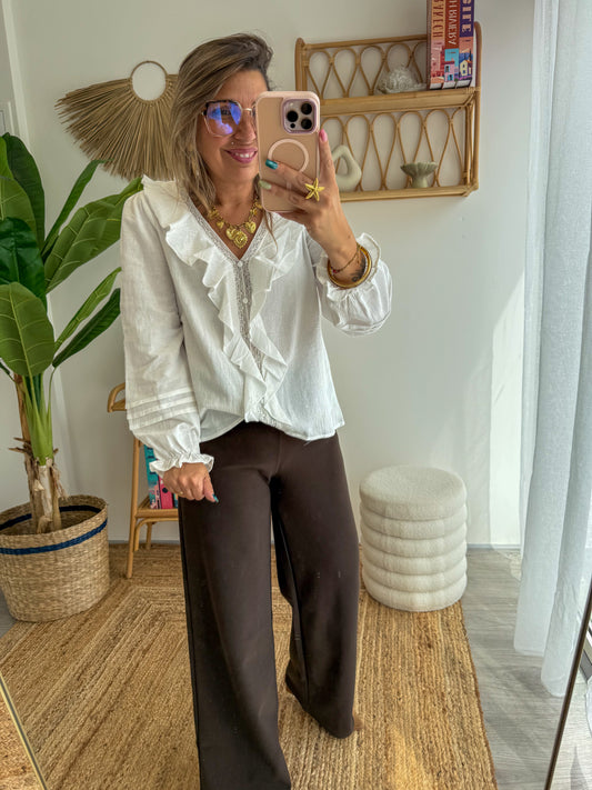 Chemisier VICTOIRE blanc