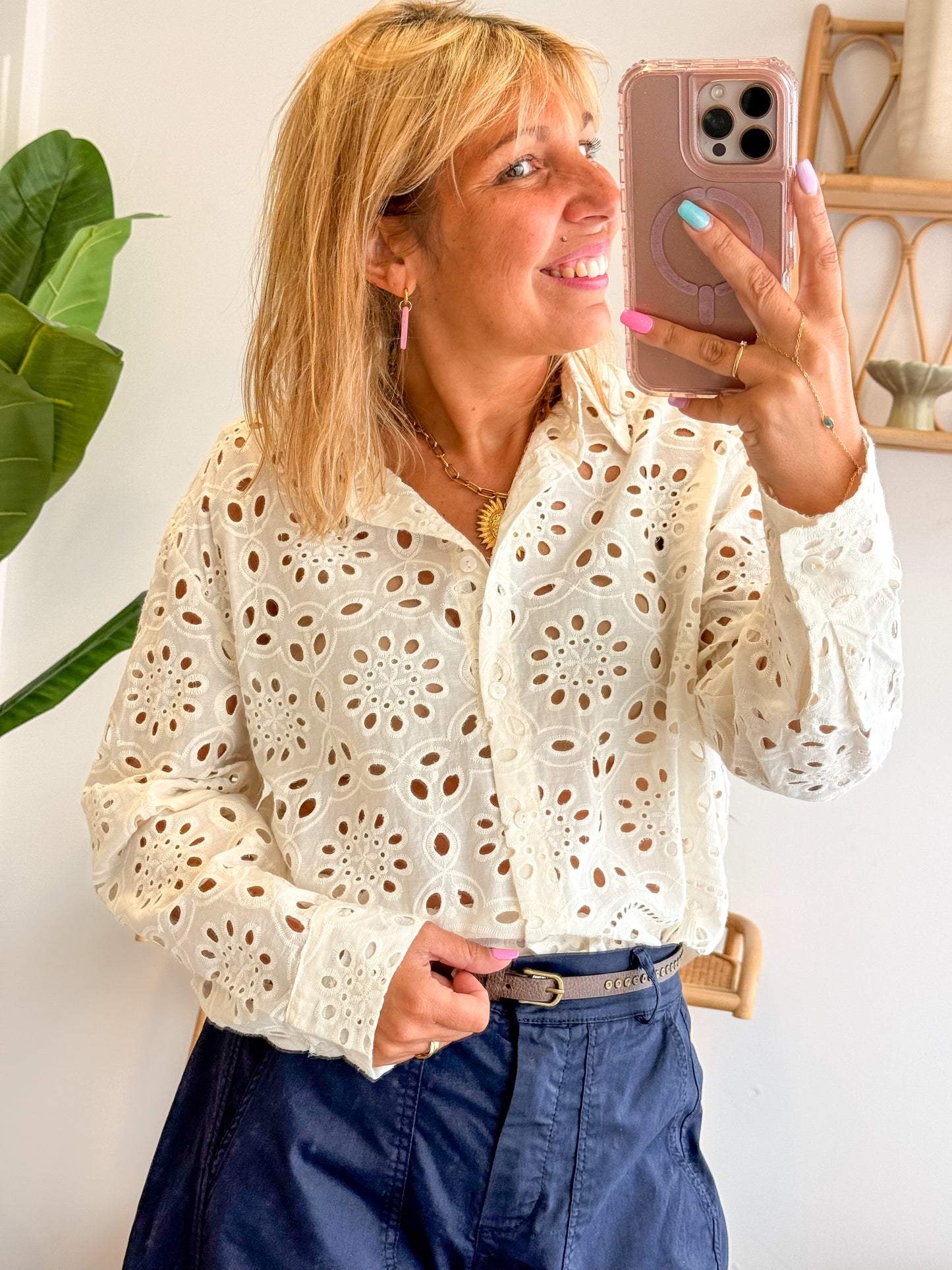 Chemise DOLCE broderie