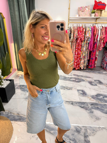 Débardeur ANOUCK kaki