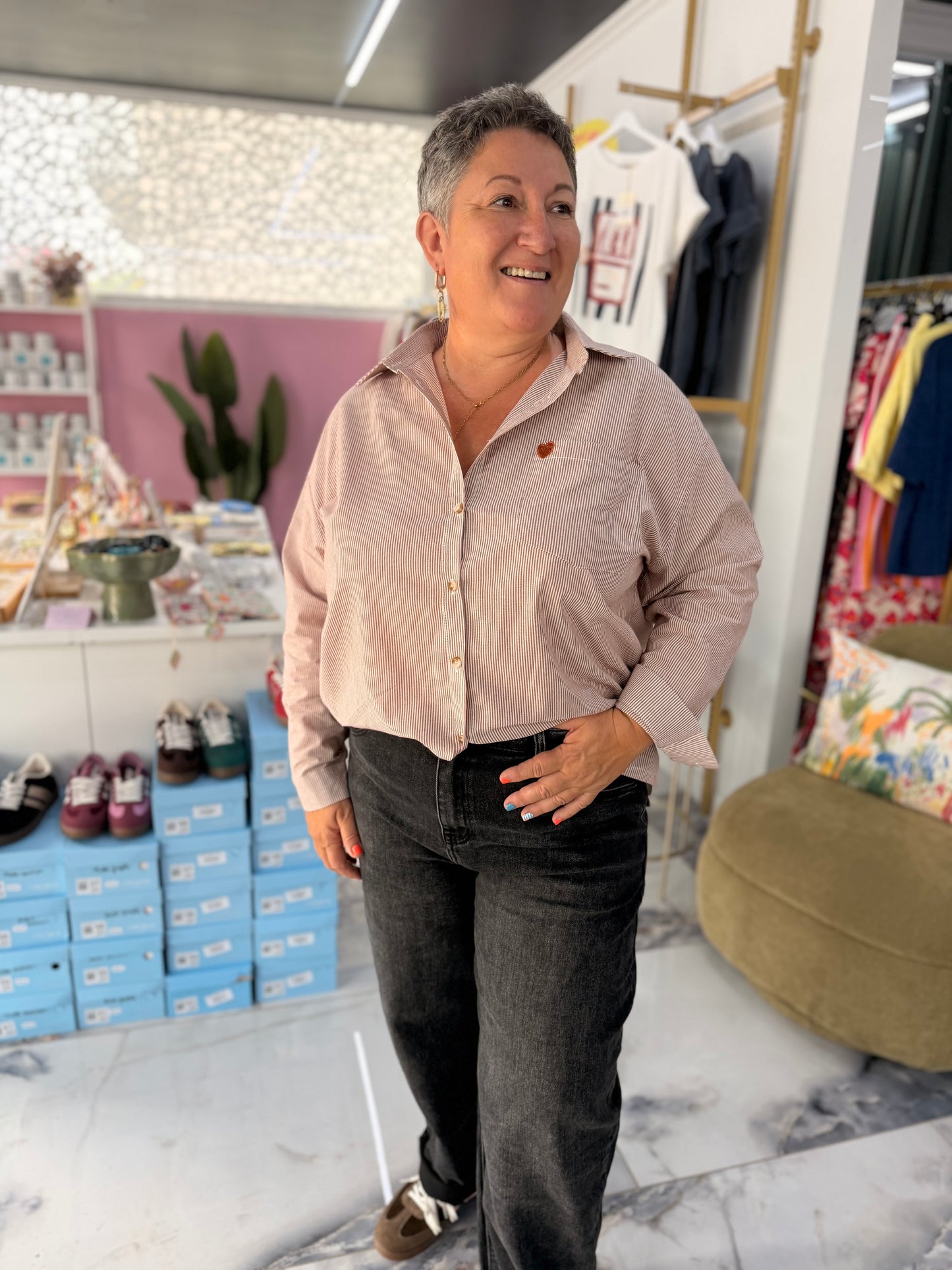 Chemise NOLA choco