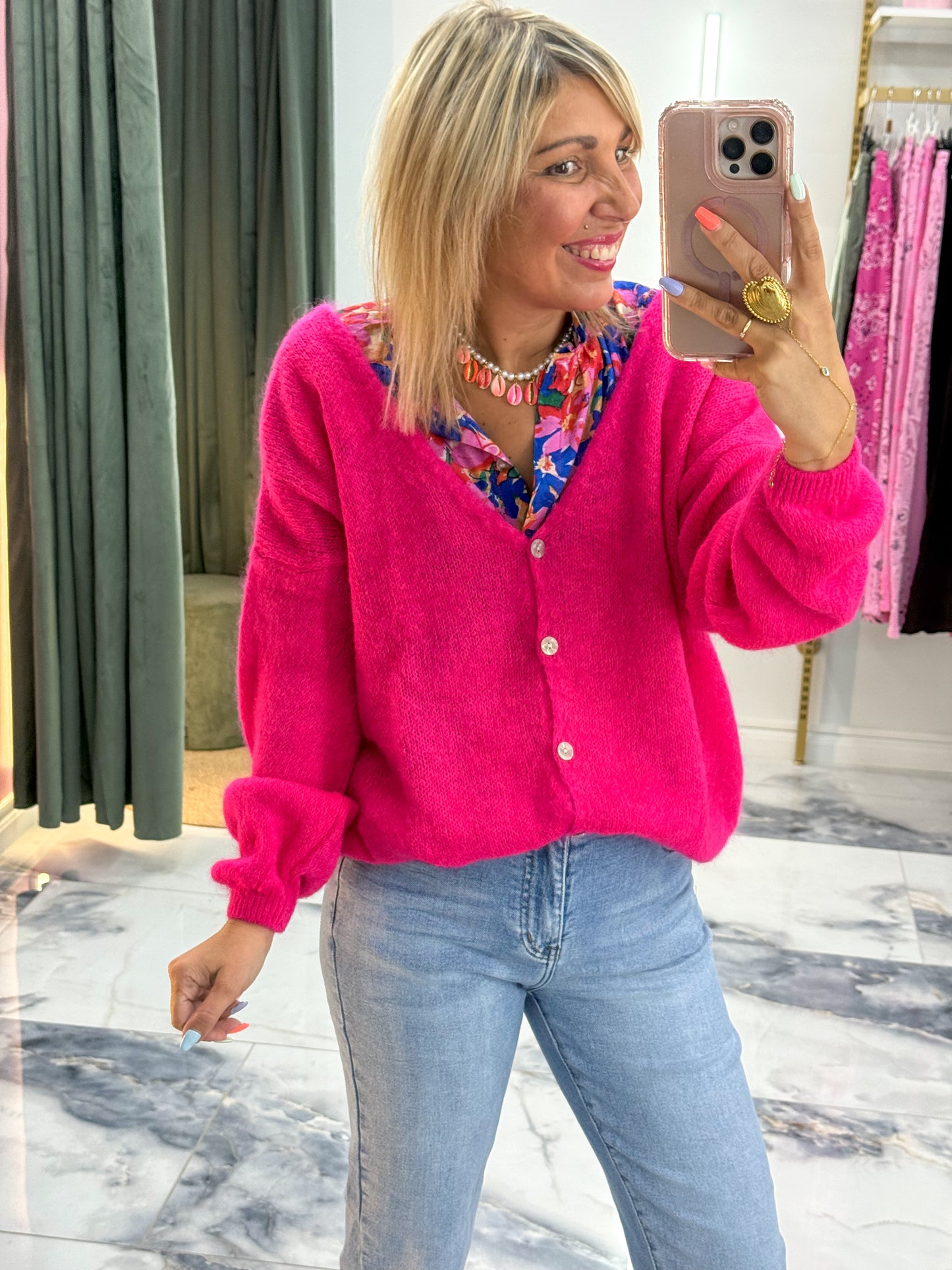 Gilet réversible GLOW Fushia