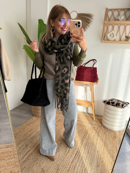 Sac LÉA suedine noir