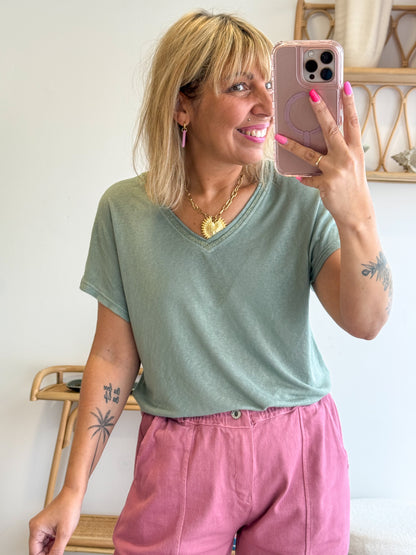 T-shirt JULIETTE kaki