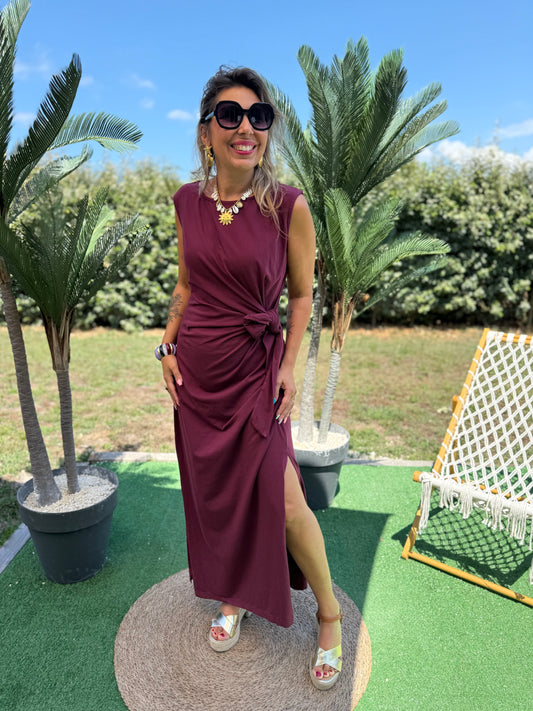 Robe MILANO bordeaux