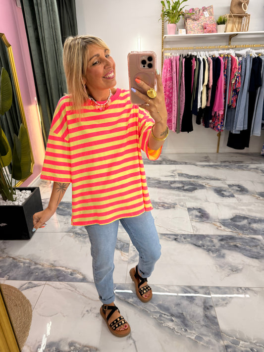 T-shirt BEACH Fushia