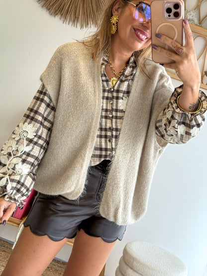 Gilet Alpaga EVRY beige