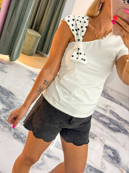 Top JOSEPHINE blanc