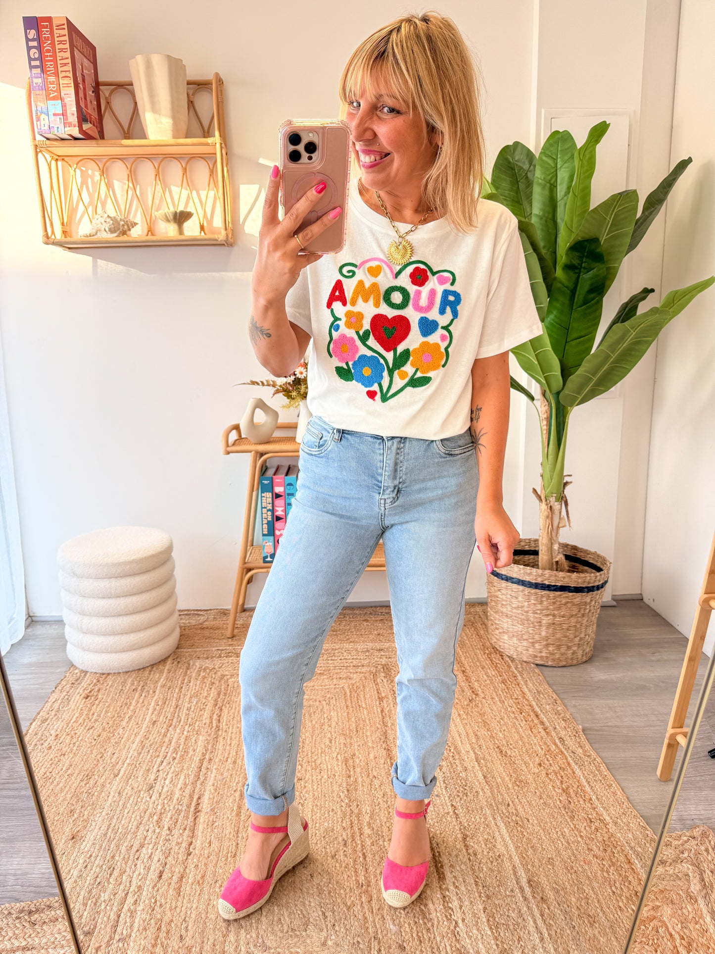 T-Shirt AMOUR Blanc