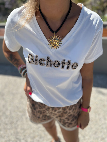 BICHETTE - t-shirt blanc