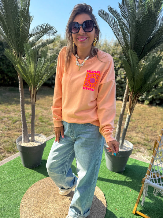 Sweat SOLEIL pêche- précommande envoi a partir du 27/08