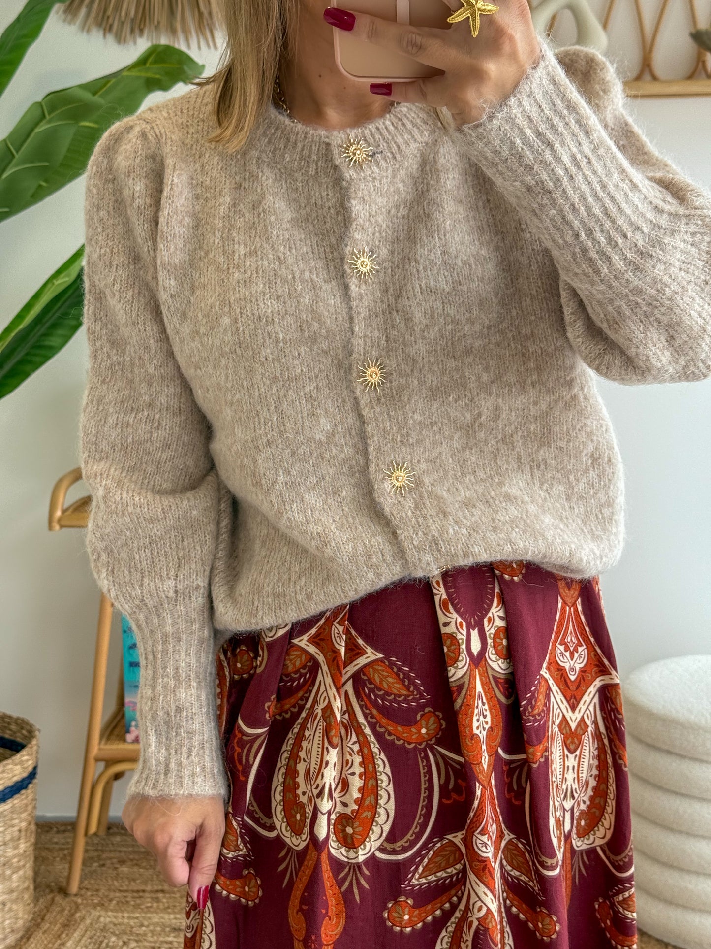 Gilet SOLEA taupe