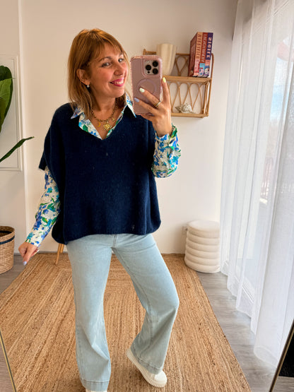 Pull ENZO Bleu marine