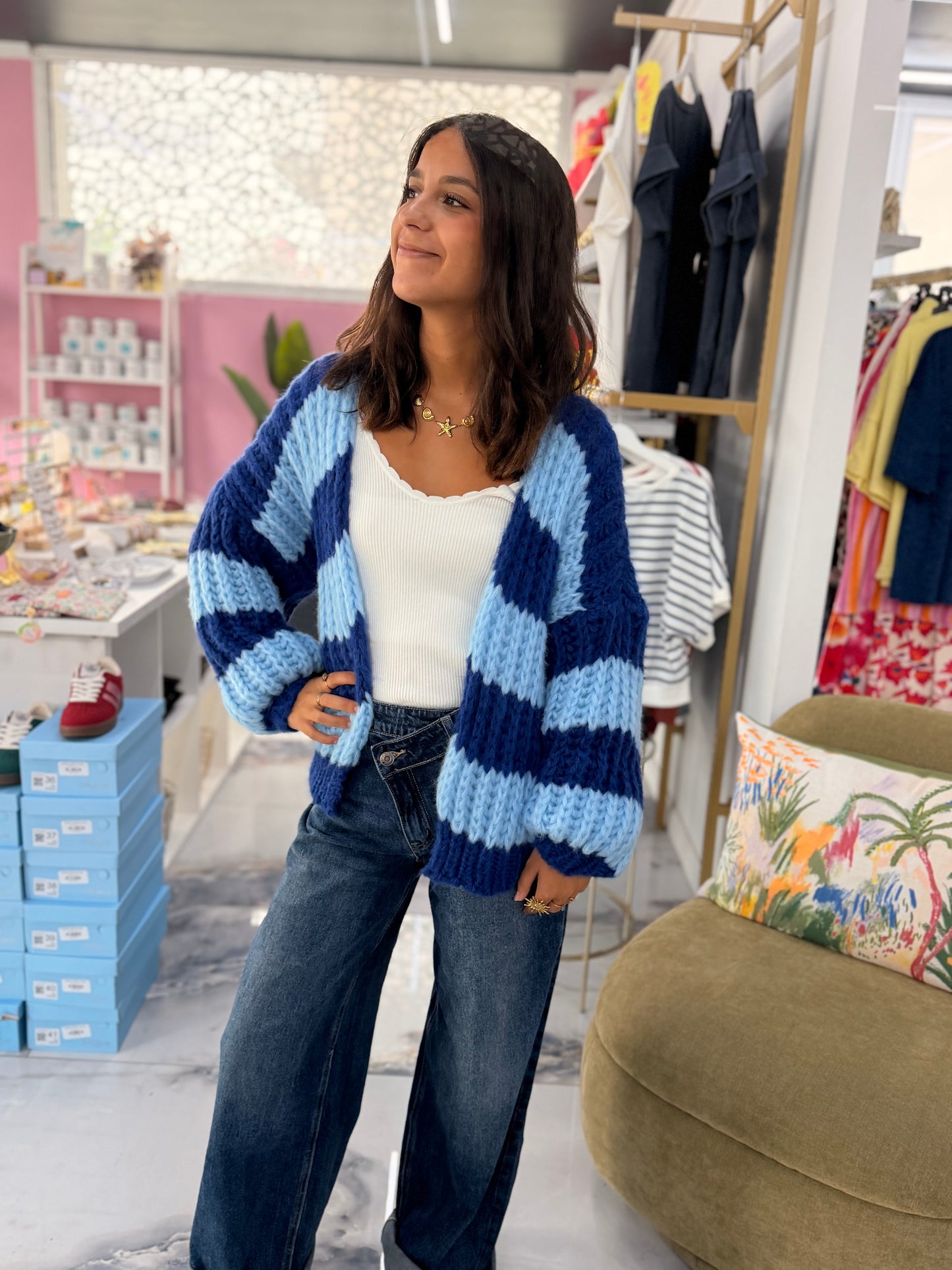 Gilet BONNIE bleu royal