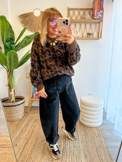 Pantalon ROMA VELOURS noir